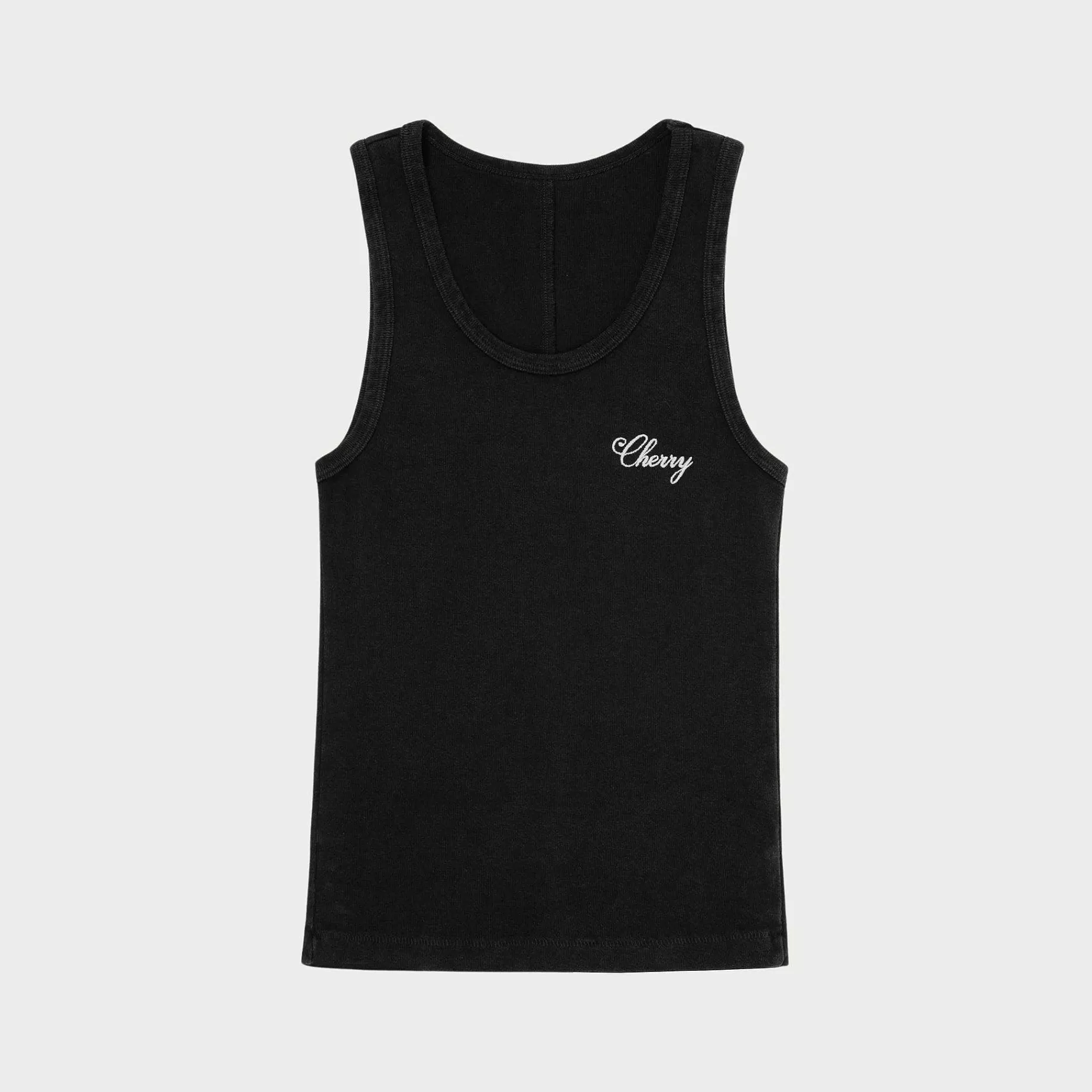 Cherry Women'S-American Classic Tank Top (Vintage Black)