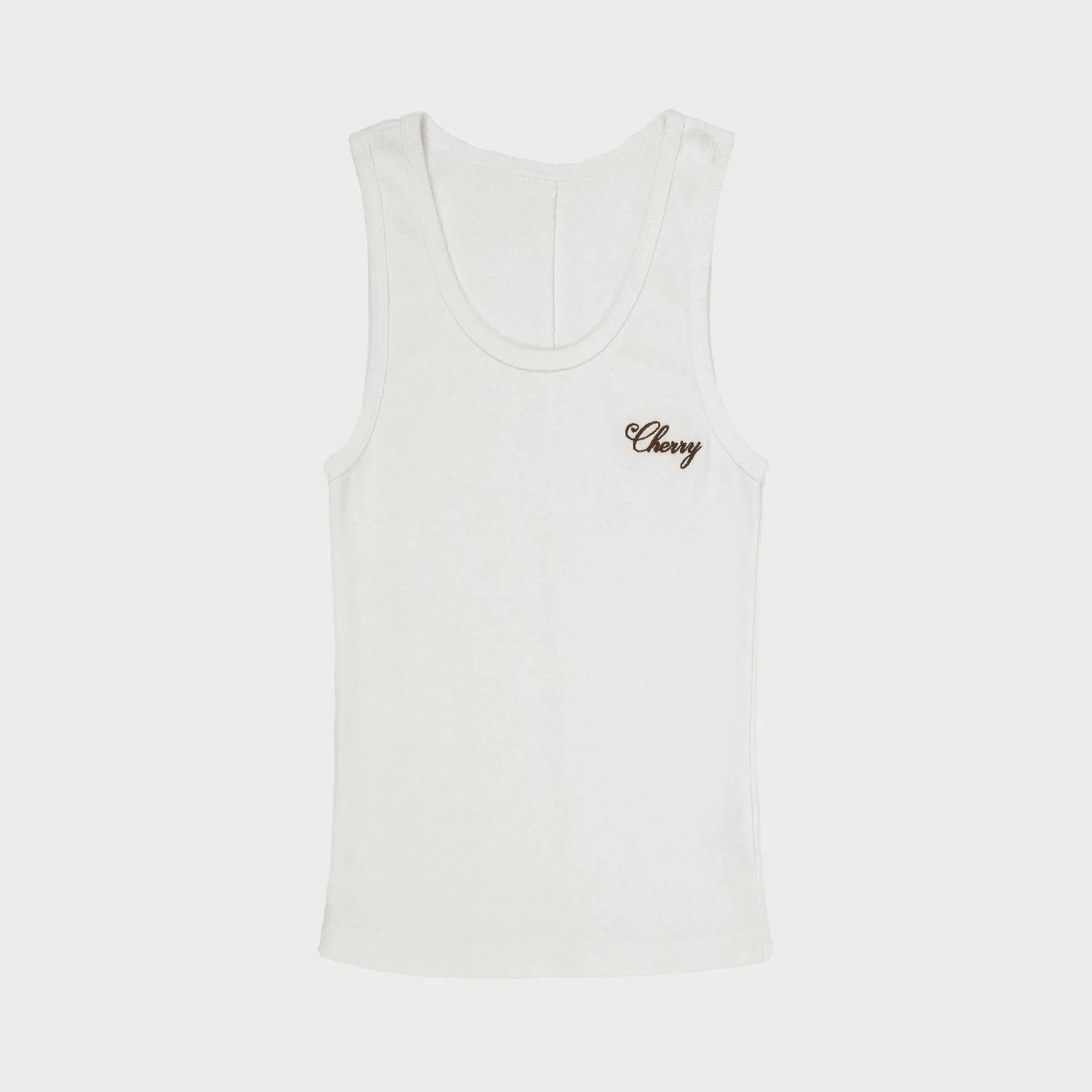 Cherry Women'S-American Classic Tank Top (Vintage White)