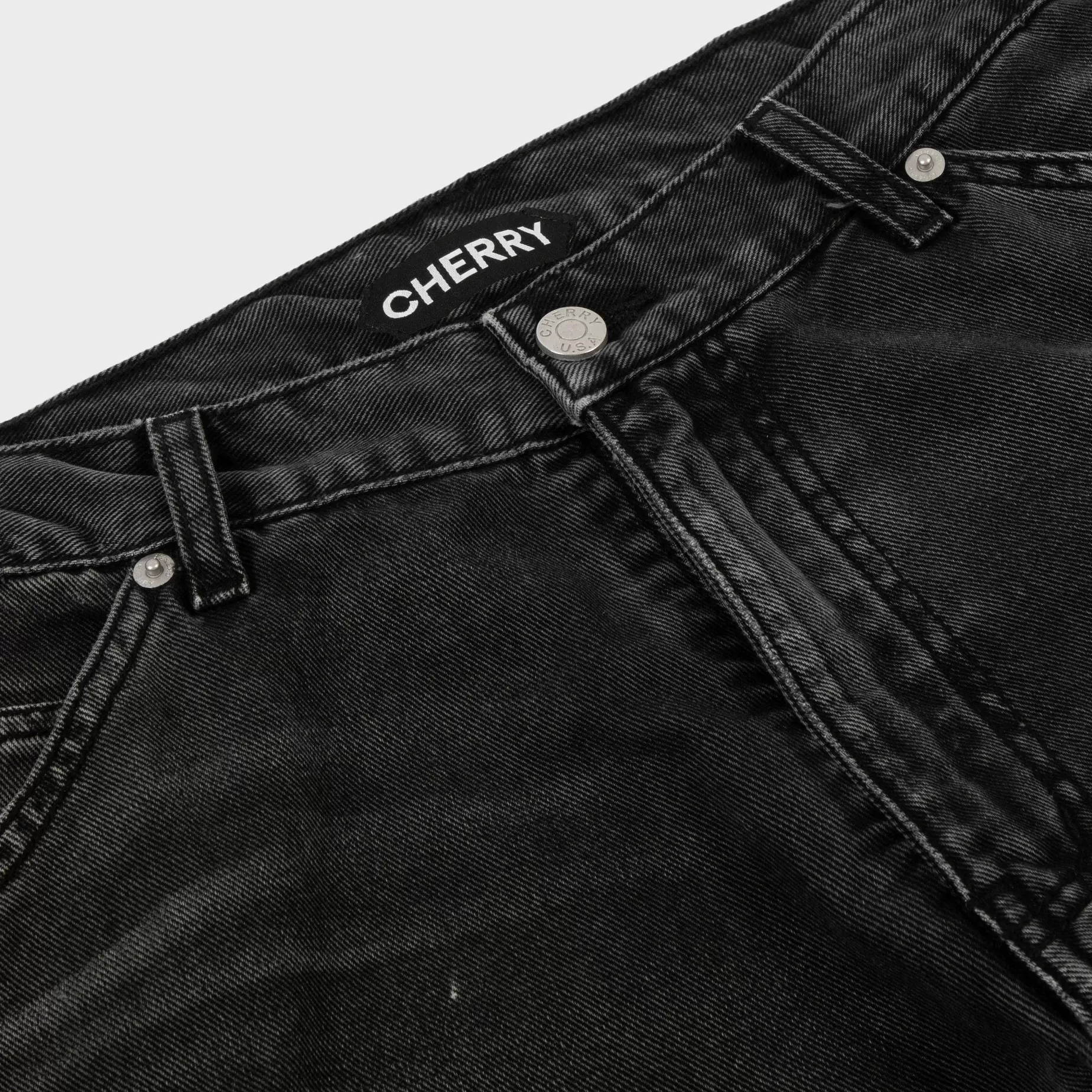 Cherry Pants-Canvas Double Knee (Vintage Black)