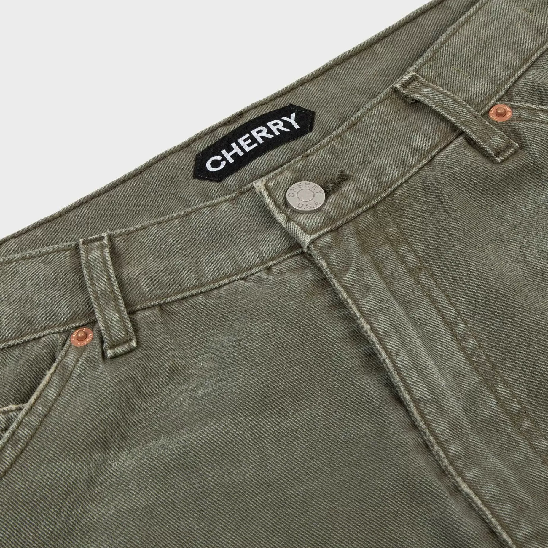 Cherry Pants-Canvas Double Knee (Vintage Olive)