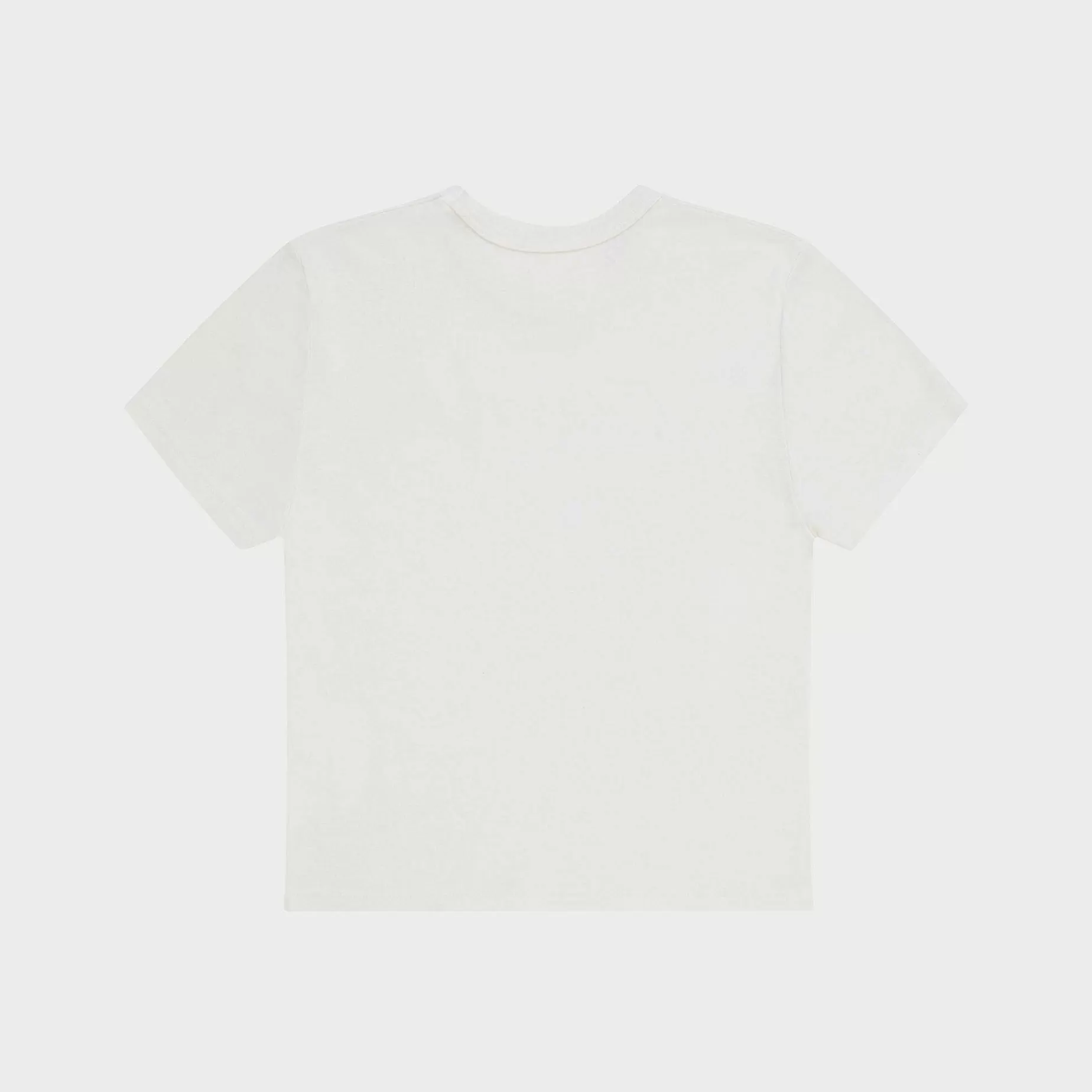 Cherry Women'S-Chain Stitch Baby Tee (Vintage White)