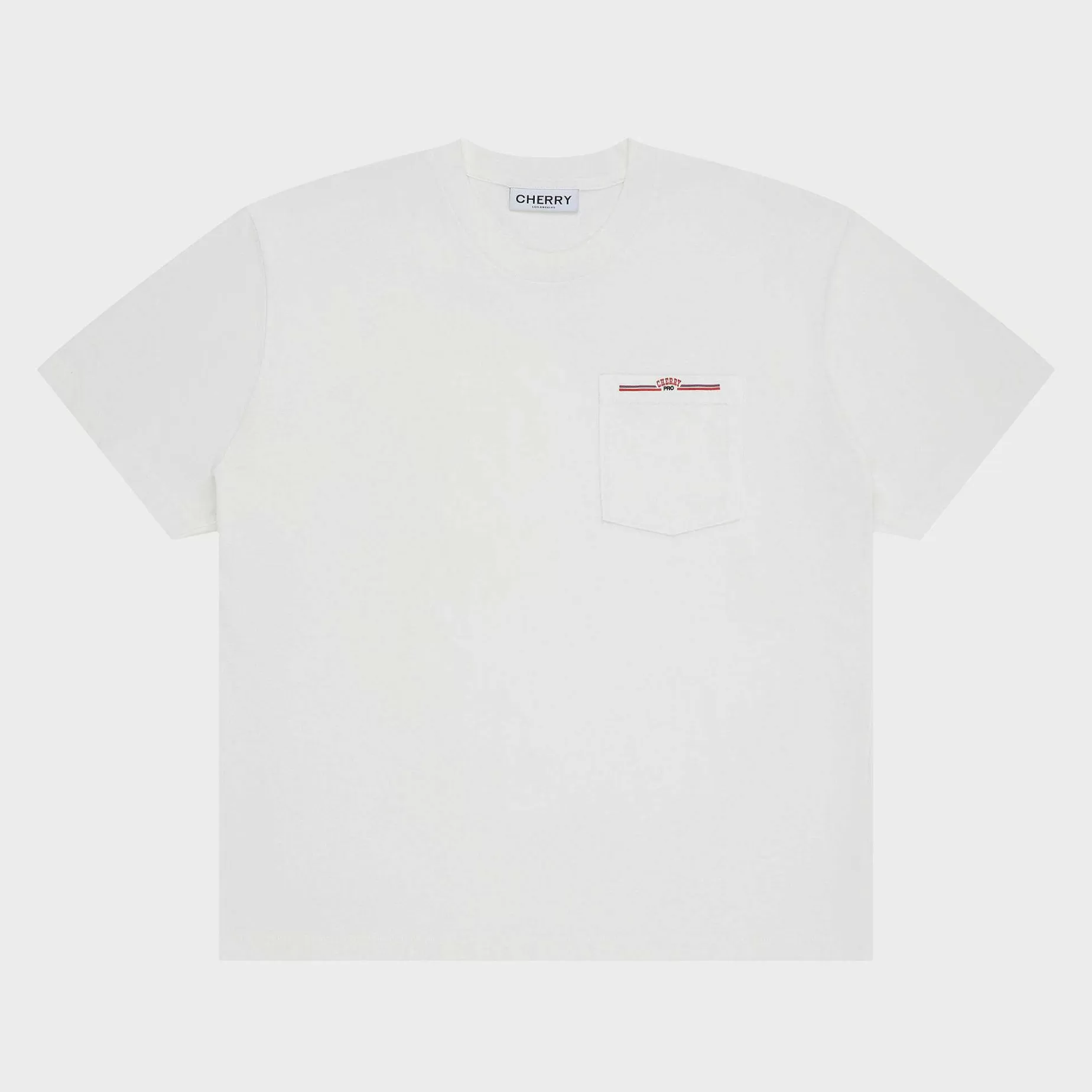 Cherry Tees & Long Sleeves-Hollywood Mile Pocket Tee (Vintage White)