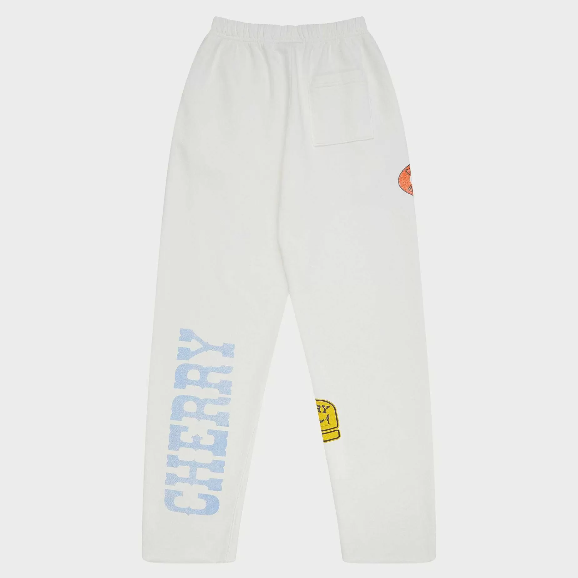 Cherry Sweatpants-Off Road Raw Edge Sweatpants (Vintage White)