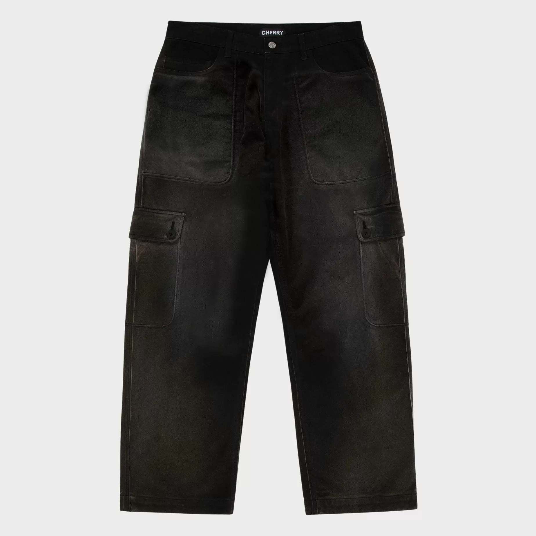 Cherry Pants-Six Pocket Cargo Pants (Vintage Black)