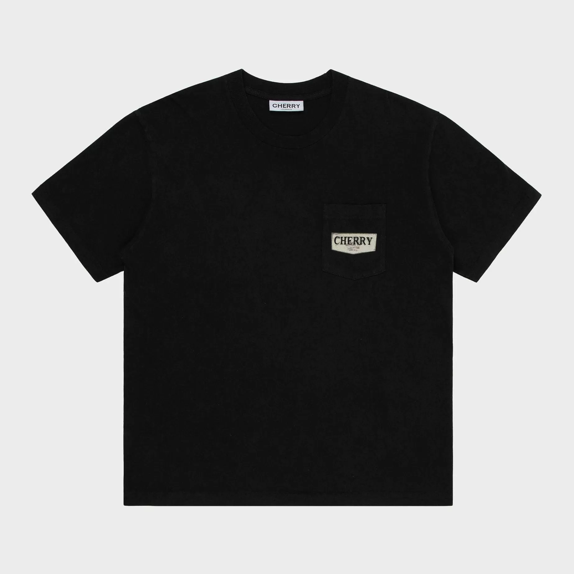 Cherry Tees & Long Sleeves-Soaring Eagle Pocket Tee (Vintage Black)