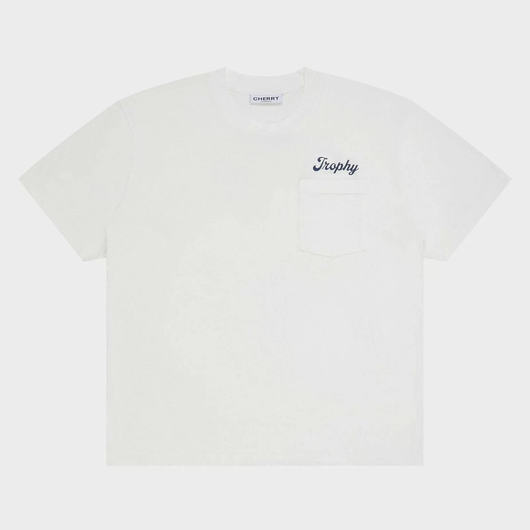 Cherry Tees & Long Sleeves-Trophy Premium Organic Cotton T-Shirt (Vintage White)