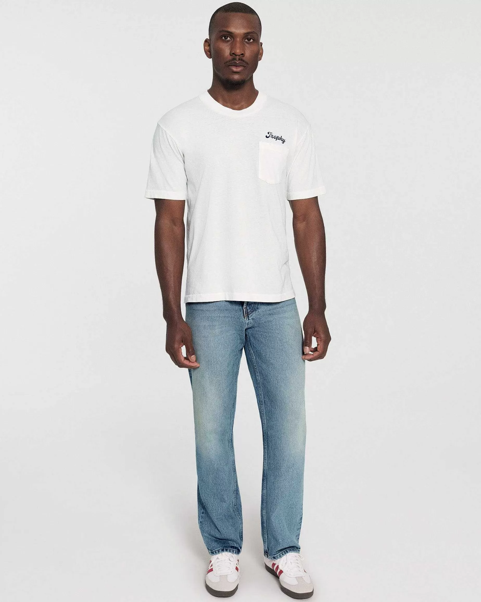 Cherry Tees & Long Sleeves-Trophy Premium Organic Cotton T-Shirt (Vintage White)