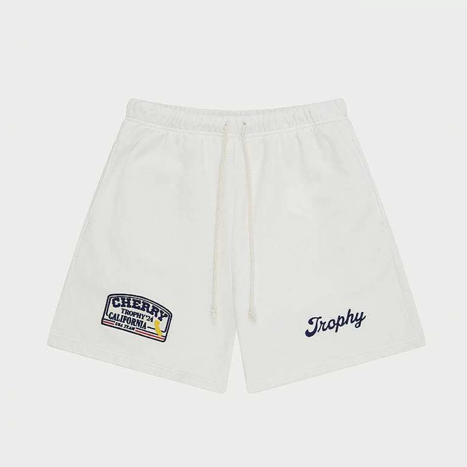 Cherry Shorts-Trophy Sweatshorts (Vintage White)