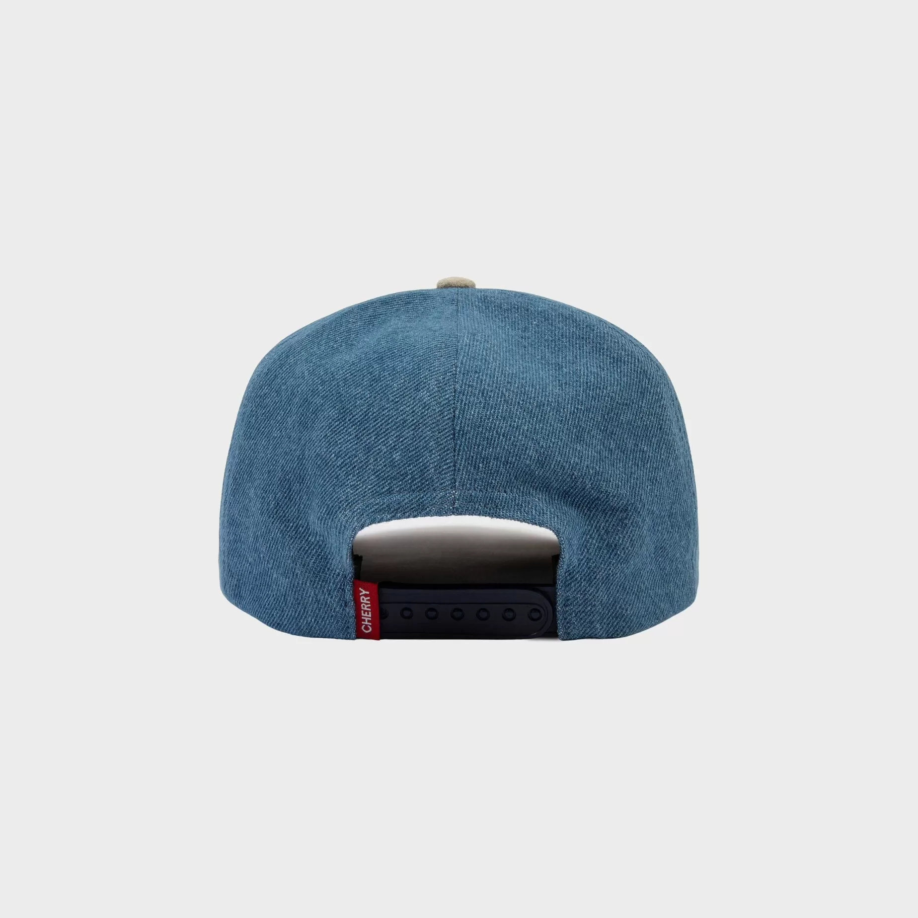 Cherry Headwear-Two Tone Classic 5 Panel (Indigo/Beige)