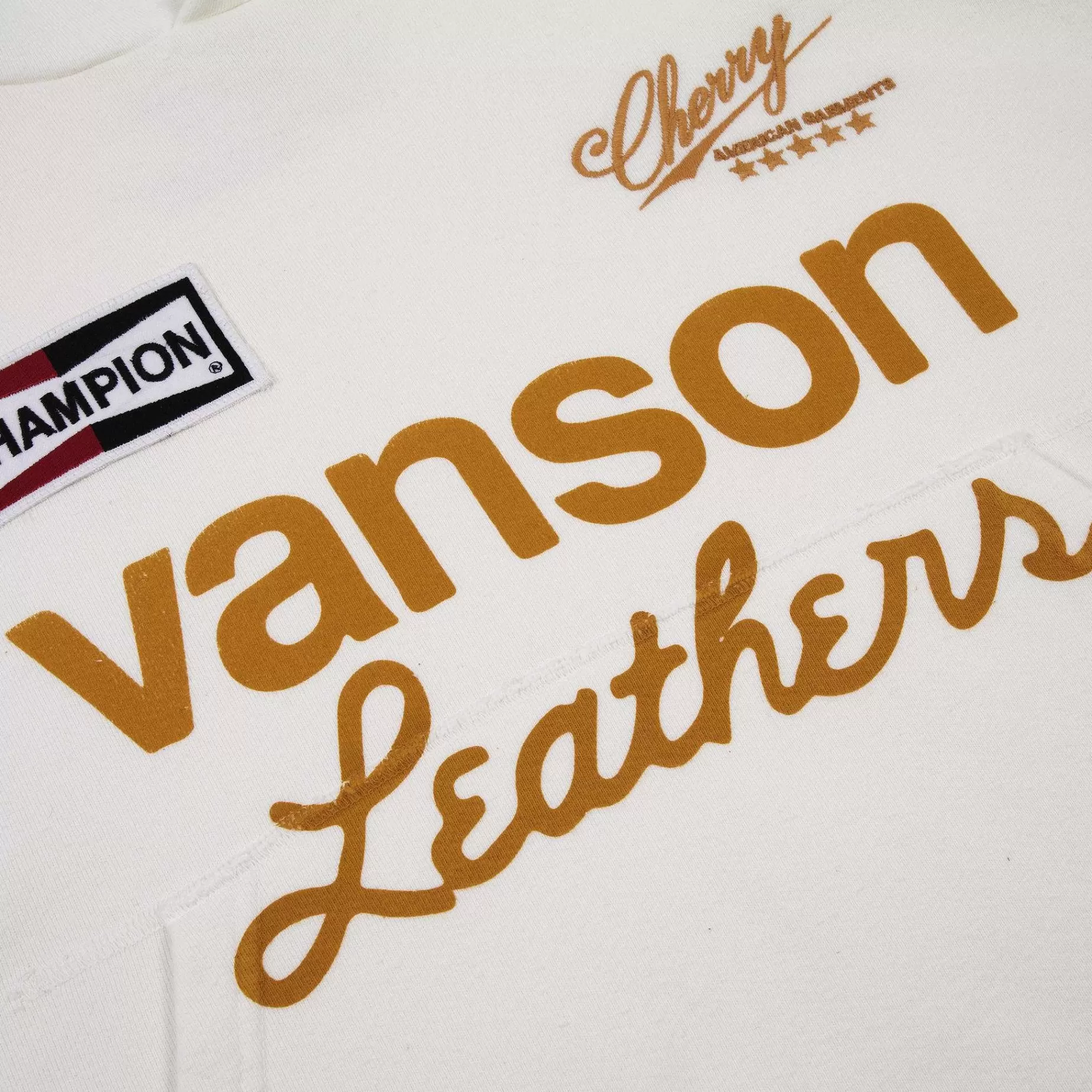 Cherry Sweatshirts-Vanson Hoodie (Vintage White)