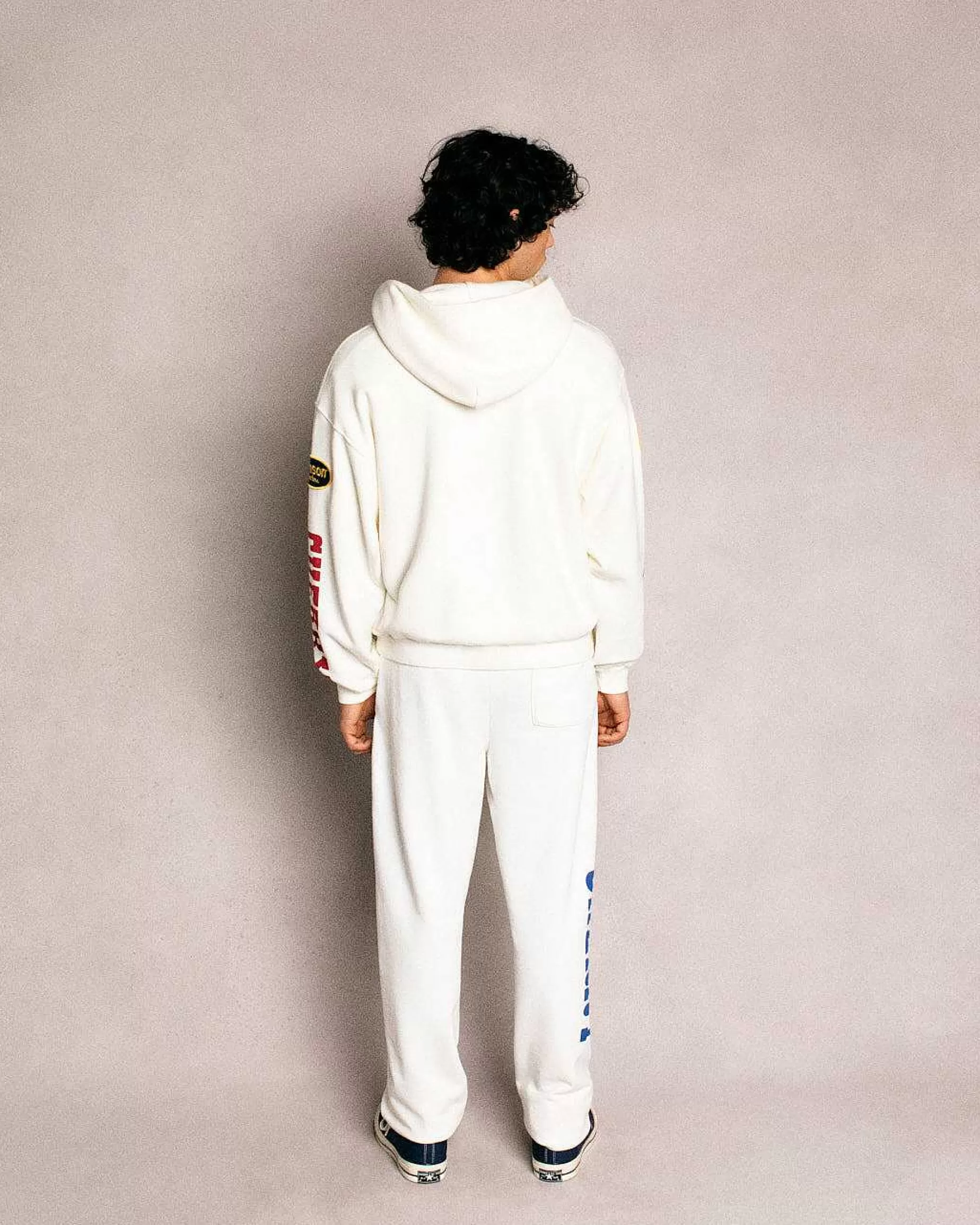 Cherry Sweatpants-Vanson X Sweatpants (Vintage White)